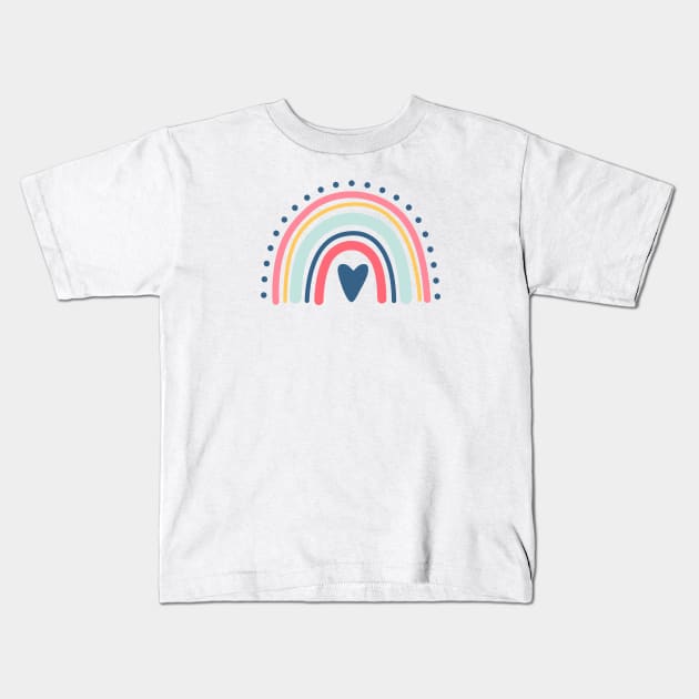 Rainbow Kids T-Shirt by AmyNMann